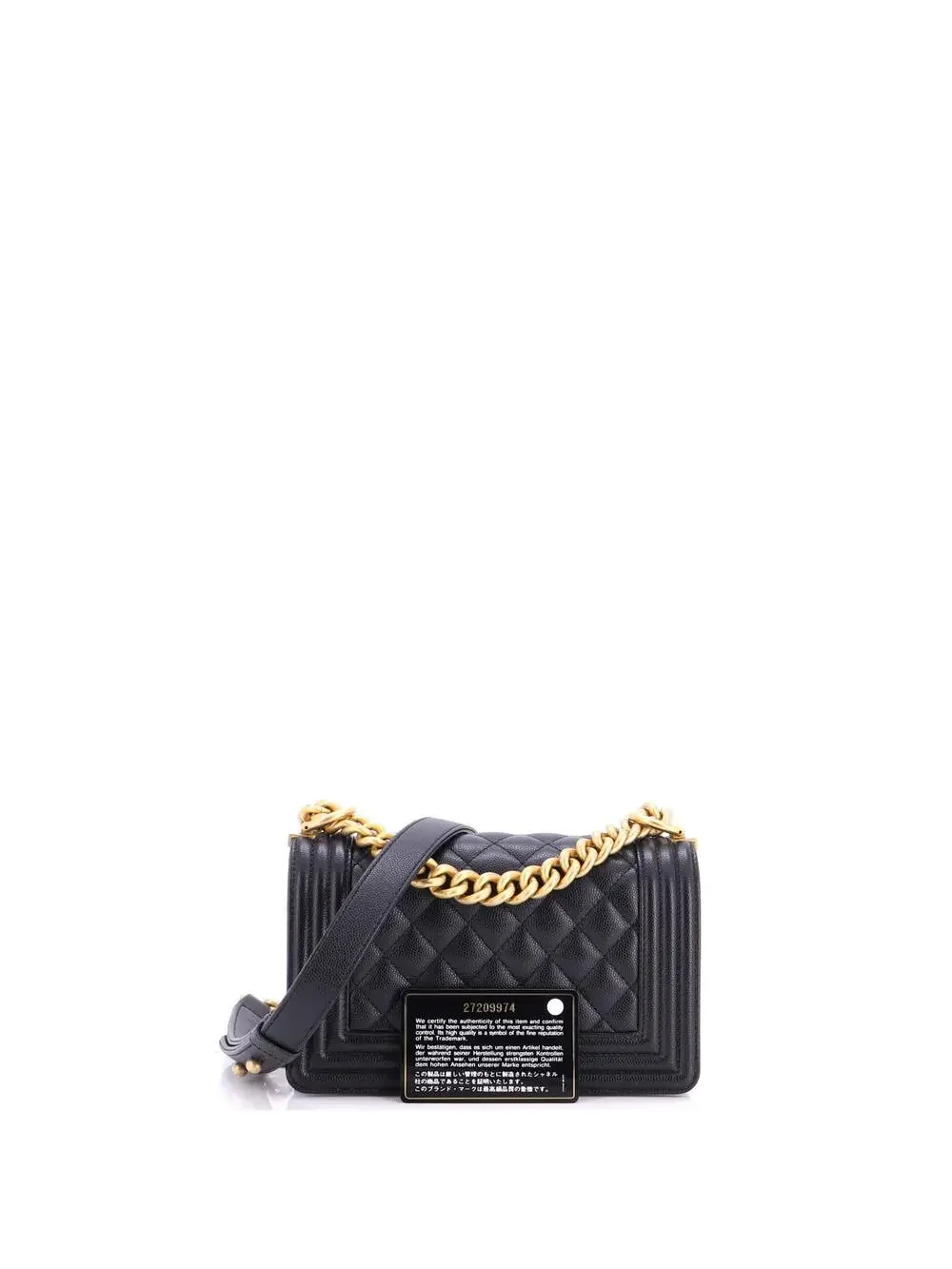 Chanel Boy Flap Bag Quilted Caviar #301818C49B